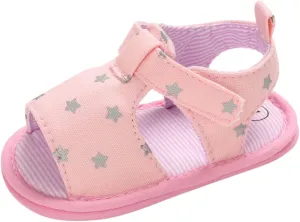-Slip Flower Soft Toddler Crib Hollow Baby Sandals Summer Shoes Prewalker Baby Shoes Boys Slides Size 13