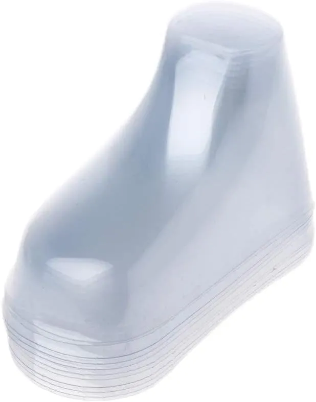 10Pcs Clear Baby Feet Display Showcase Shoe Trees Baby Booties Shoes and Socks