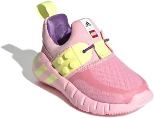 adidas RapidaZen Lego I Infants Girls Kids Shoes FZ0397 Size 6K Pink/Yellow