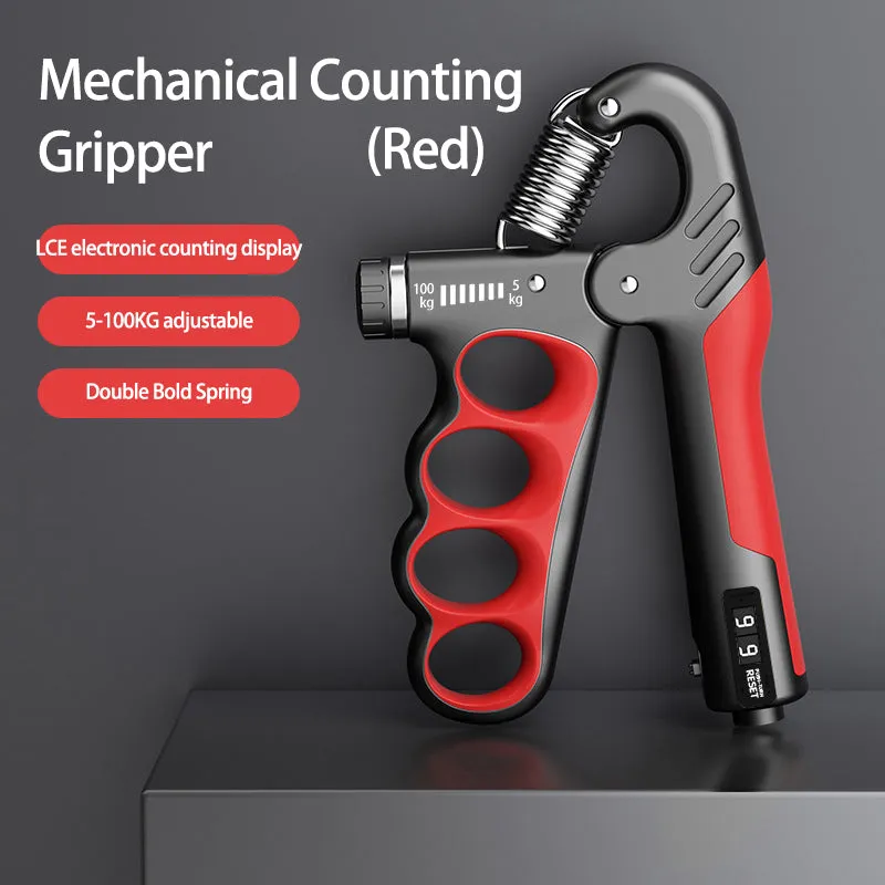 Adjustable Grip Strengthener 5-100kg Hand Exerciser for Muscle Recovery and Fitness