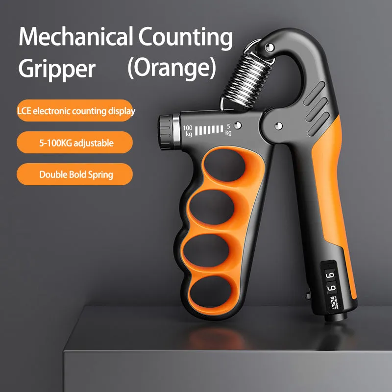 Adjustable Grip Strengthener 5-100kg Hand Exerciser for Muscle Recovery and Fitness