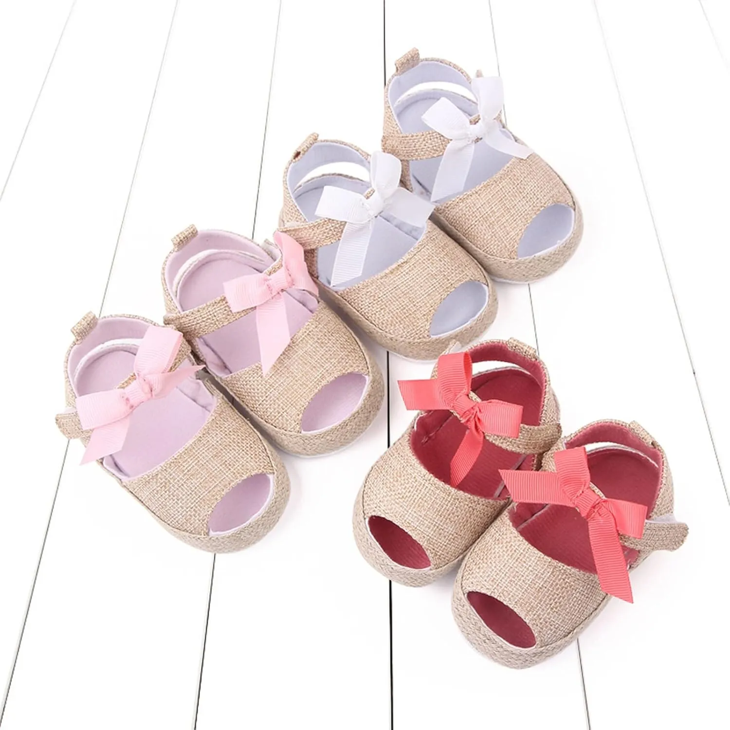 Baby Boots 8 Months Infant Toddler Shoes Soft Sole Fashion Bowknot Hook Loop Casual Shoes Baby Walking Shoes Boots Size 3 Infant