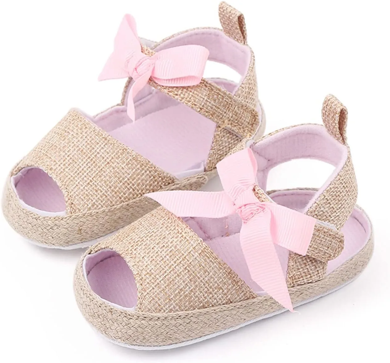 Baby Boots 8 Months Infant Toddler Shoes Soft Sole Fashion Bowknot Hook Loop Casual Shoes Baby Walking Shoes Boots Size 3 Infant