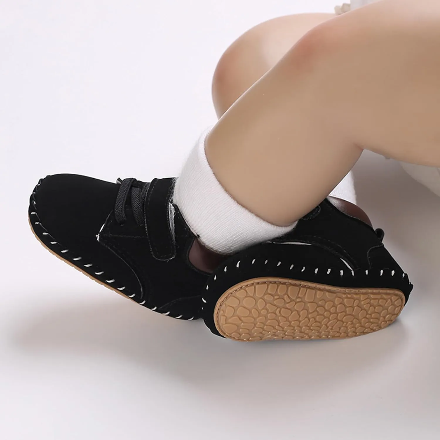 Baby Boy Girl High-Top Ankle Shoes Non Slip Soft Sole Infant Toddler Comfortable Prewalker Hard Sole Shoes for Baby Girl