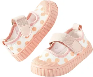 Baby Boy Girl Shoes Polka Dot Soft Sole Anti-Slip Casual Shoes Infants/Toddler Slip on Sneakers Breathable