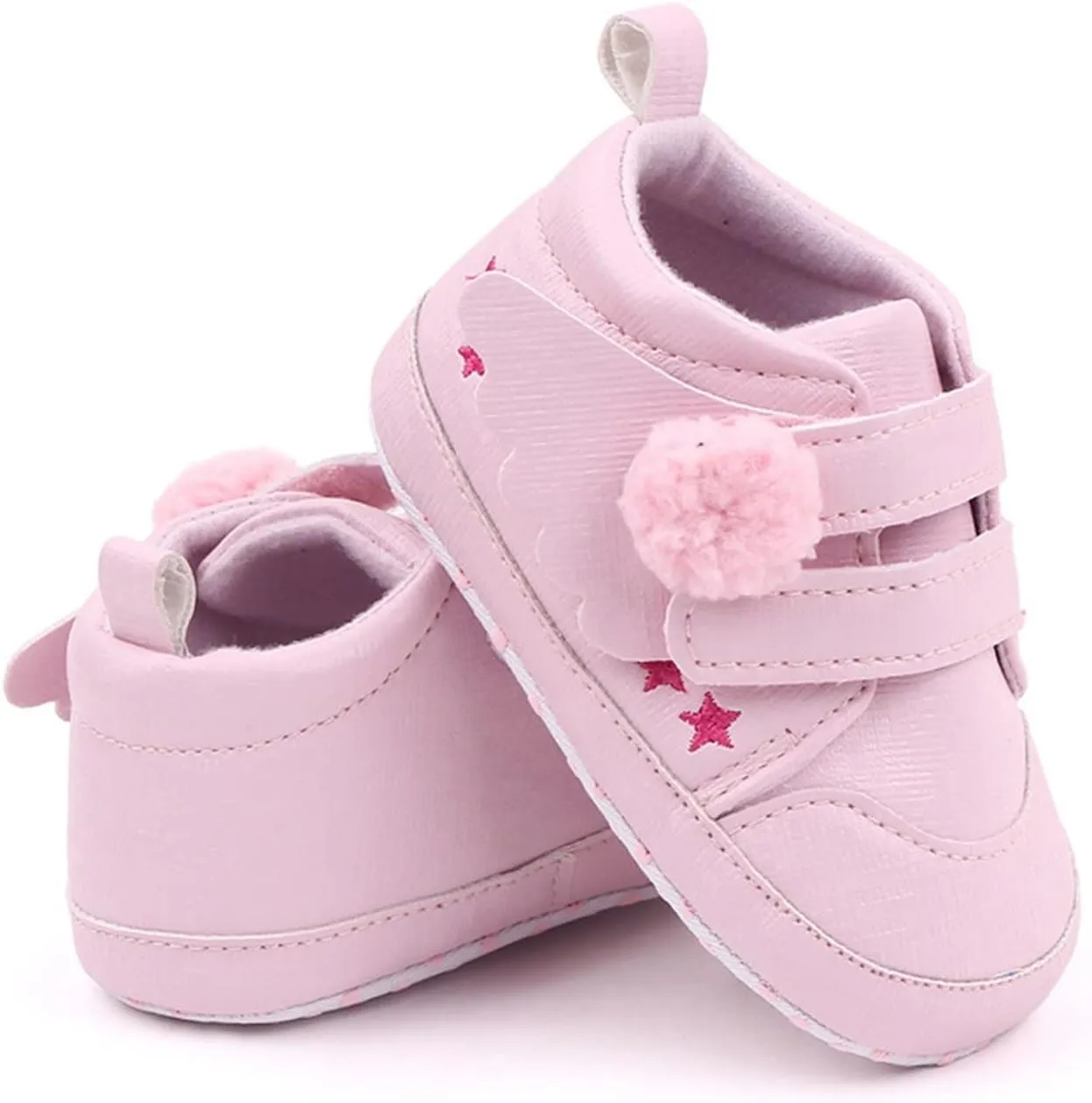 Baby Boy Girl Sneaker Soft Sole Anti-Slip Infants Soft Soled Casual Flat Solid Color Running Sport Athletic Shoes