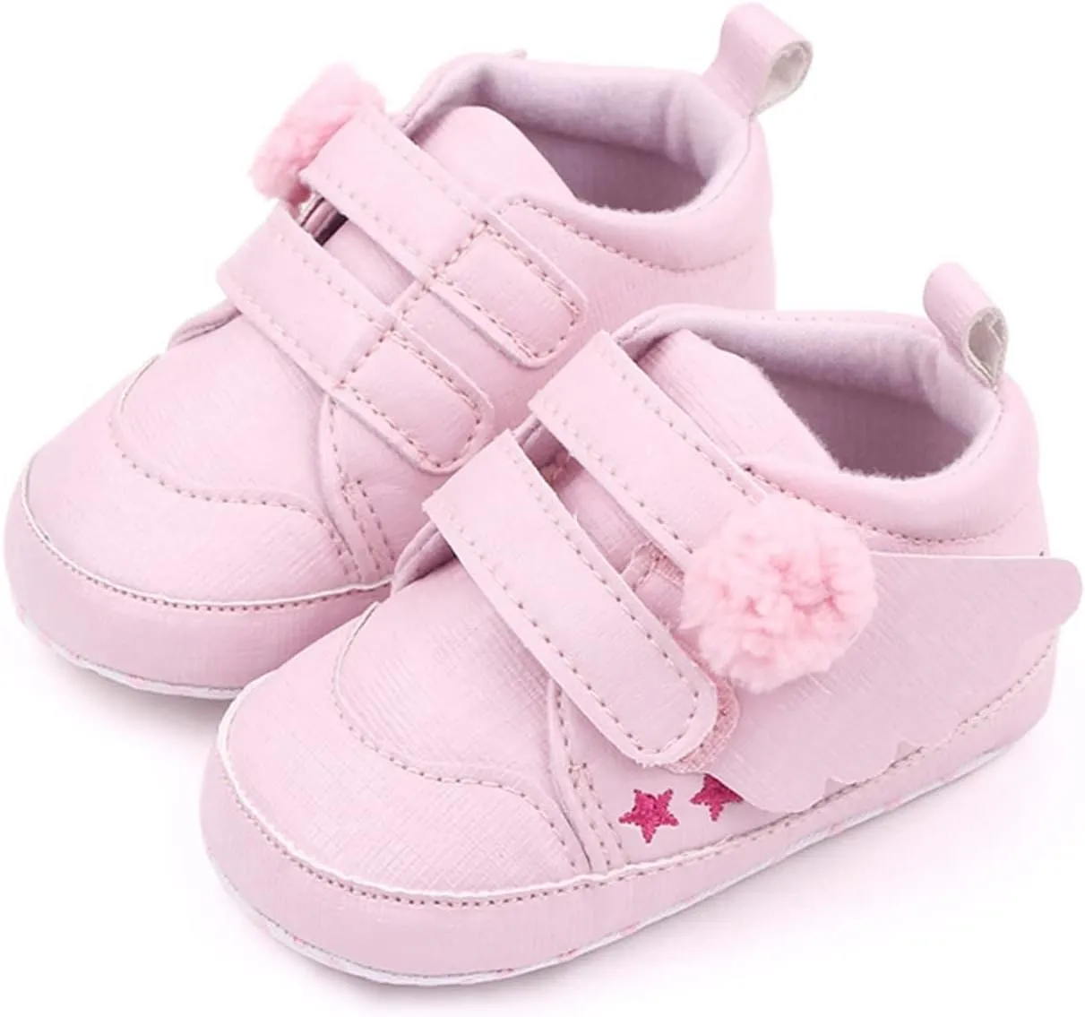 Baby Boy Girl Sneaker Soft Sole Anti-Slip Infants Soft Soled Casual Flat Solid Color Running Sport Athletic Shoes