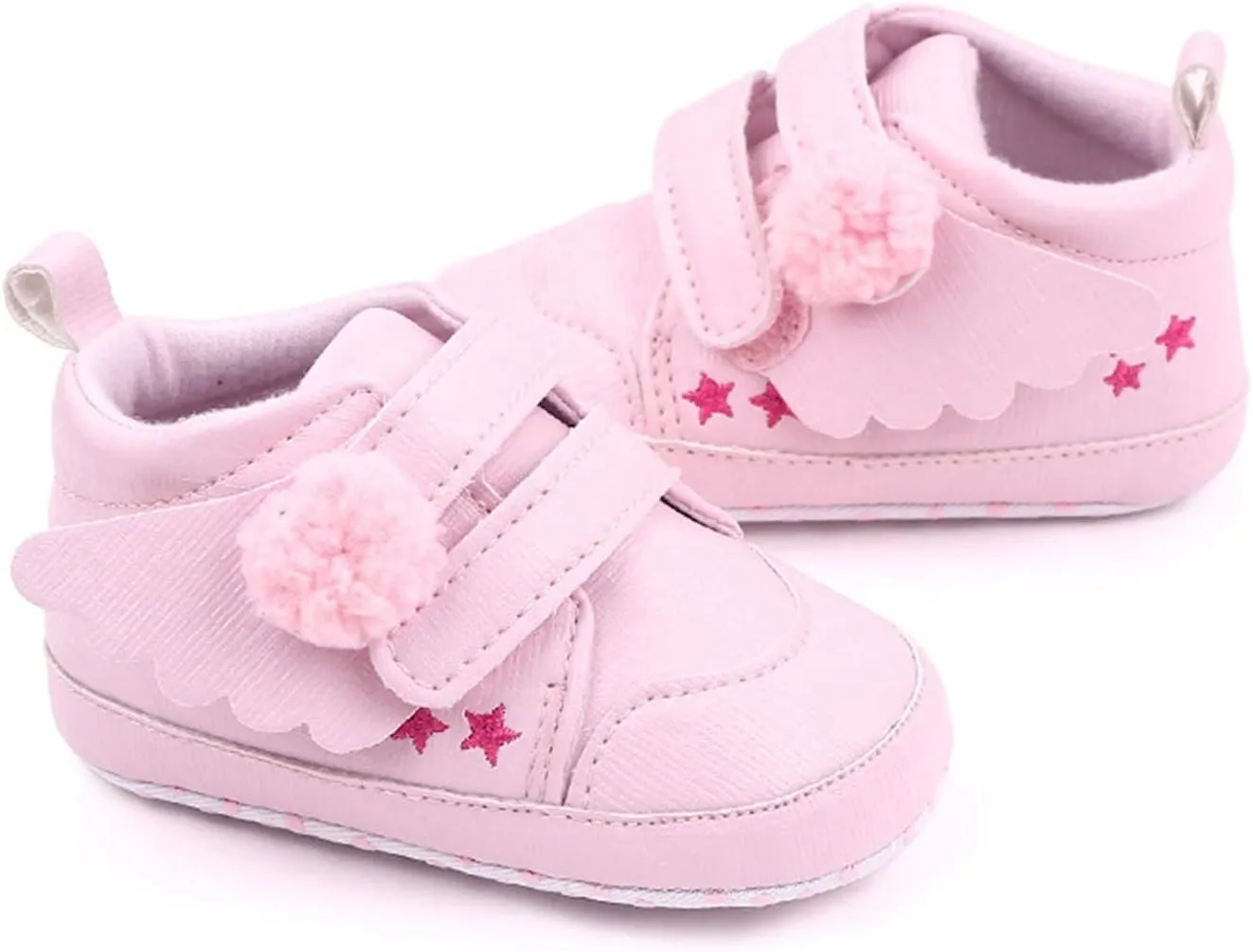 Baby Boy Girl Sneaker Soft Sole Anti-Slip Infants Soft Soled Casual Flat Solid Color Running Sport Athletic Shoes