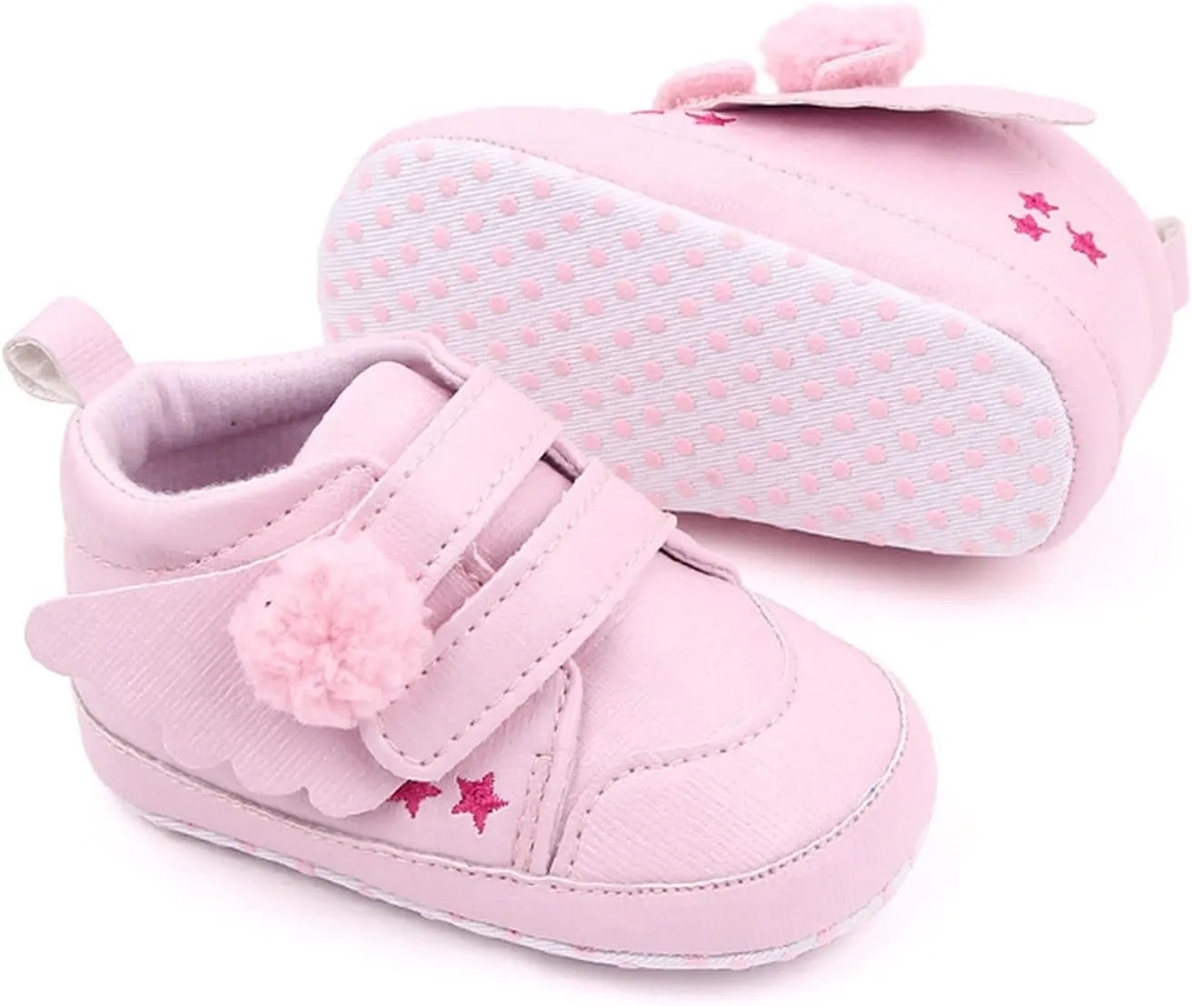 Baby Boy Girl Sneaker Soft Sole Anti-Slip Infants Soft Soled Casual Flat Solid Color Running Sport Athletic Shoes