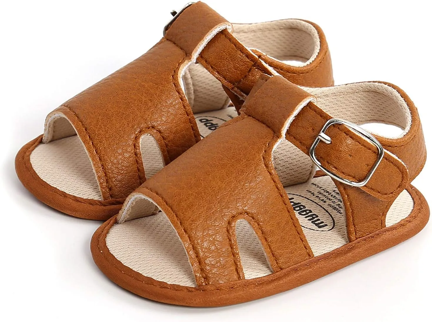 Baby Boy Girl Summer Sandals Outdoor Beach Anti-Slip Rubber Soft Sole Newborn Toddler First Walker Shoes 0-18Months