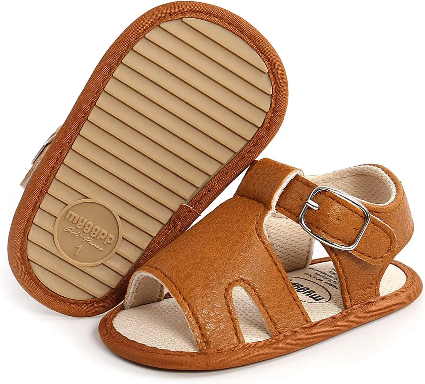 Baby Boy Girl Summer Sandals Outdoor Beach Anti-Slip Rubber Soft Sole Newborn Toddler First Walker Shoes 0-18Months