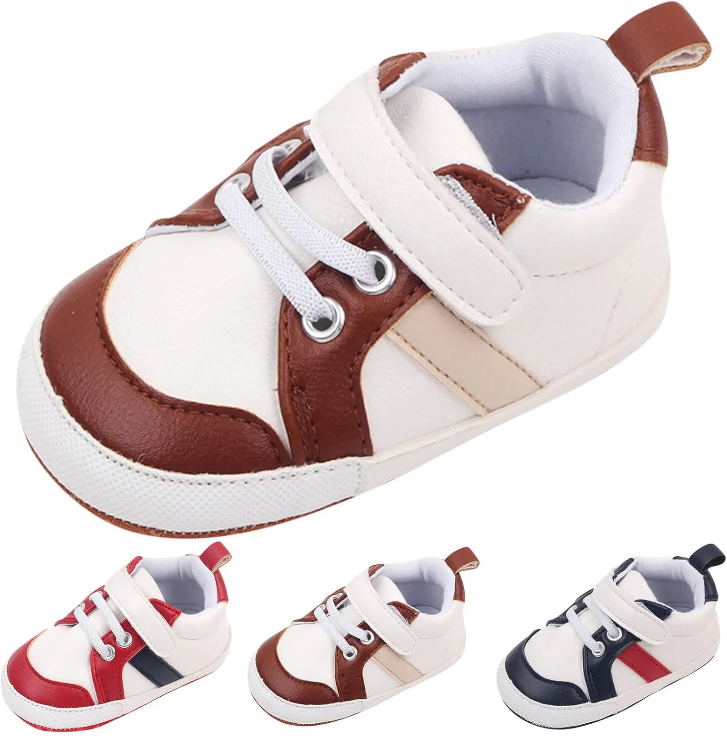 Baby Boy Shoes Summer Children Infant Toddler Shoes Boys and Girls Sports Flat Bottom Round Toe Soft Hook Loop Toddler Shows