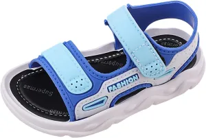 Baby Boy Unisex Sandals for Infant/Toddlers Summer Outdoor Shoes Athletic Non-Slip Soft Sole Shoes (Blue, 9.5 Toddler)