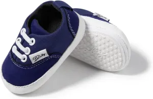 Baby Boys Girls Canvas Sneaker Soft Anti-Slip Sole Newborn Infant First Walkers Canvas Denim Shoes
