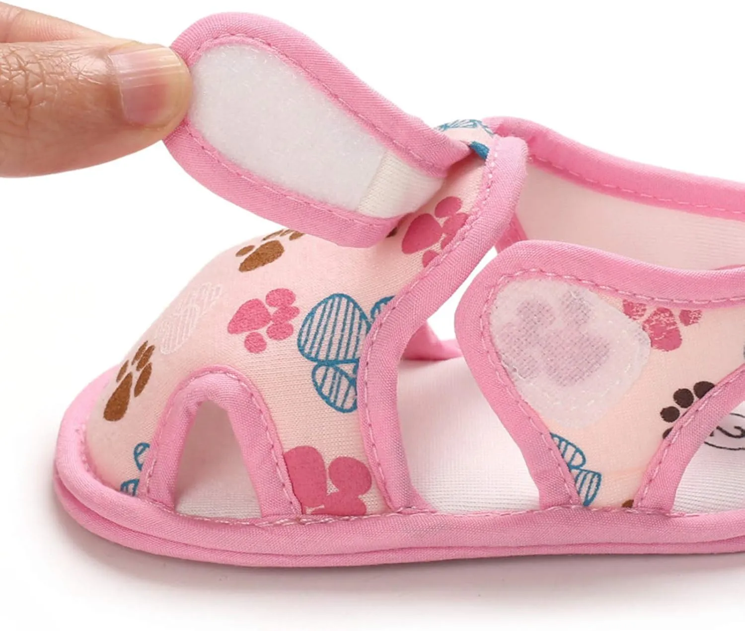 Baby Boys Girls Cartoon &Star Sandals Infant Outdoor Summer Beach Shoes Non Slip Soft Sole Toddler First Walker