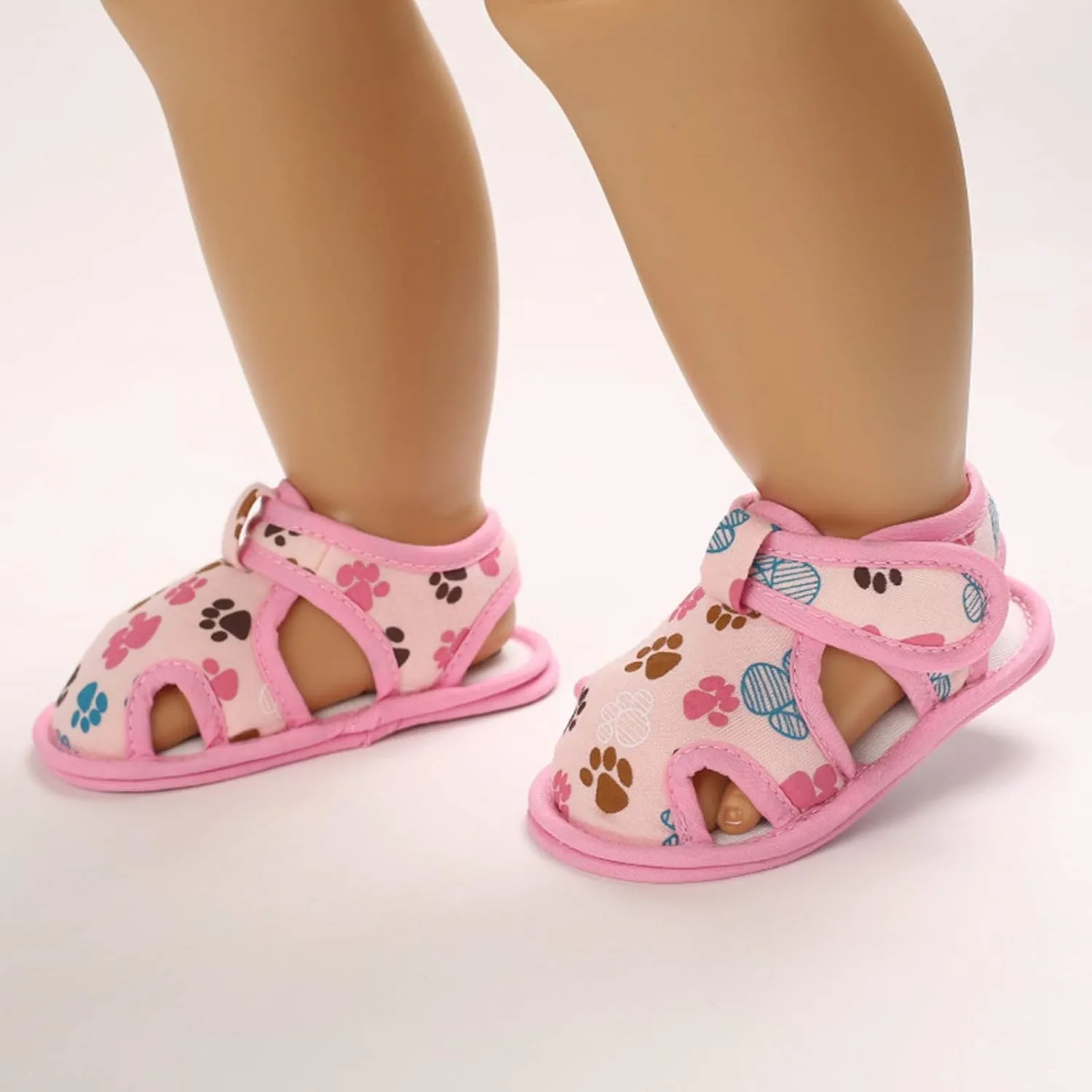 Baby Boys Girls Cartoon &Star Sandals Infant Outdoor Summer Beach Shoes Non Slip Soft Sole Toddler First Walker