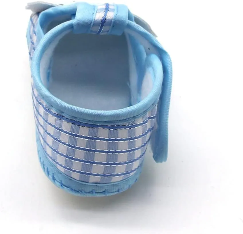 Baby Boys Girls Cartoon Bear Walking Sandals Buckle Anti-Slip Soft Sole Breathable Prewalker Flat Crib Shoes