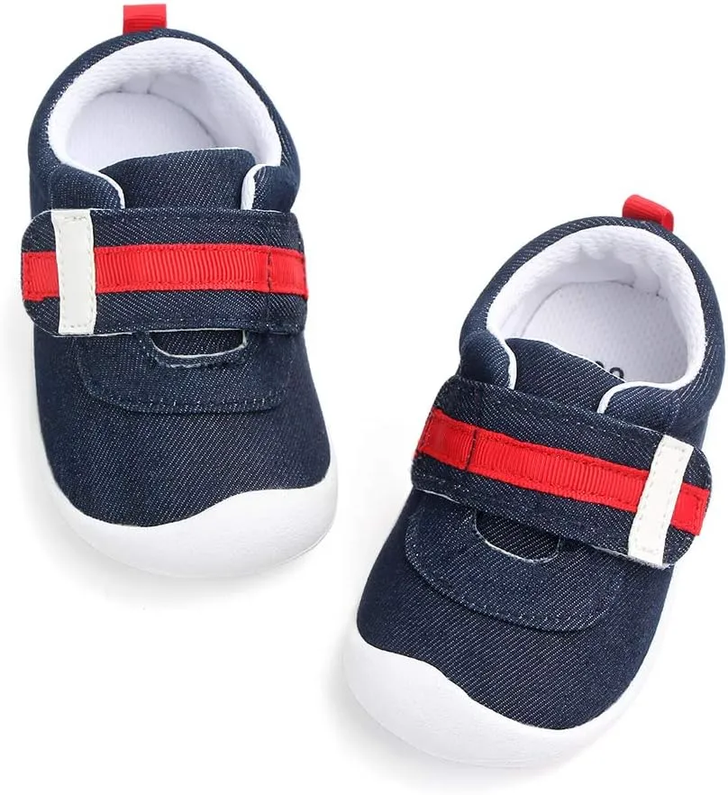 Baby Boys Girls Cotton Rubber Sloe Outdoor Sneakers First Walkers Shoes