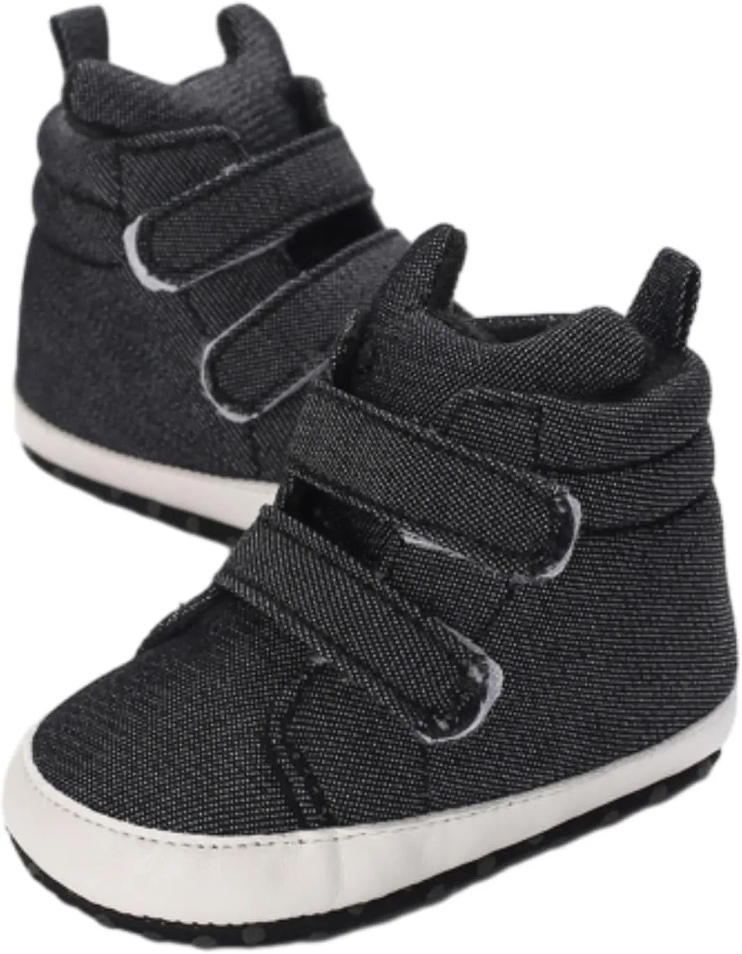 Baby Boys Girls High Tops Ankle Sneakers Soft Anti Slip Sole Warm Shoes Unisex Comfy Warm Slip On Casual Shoes