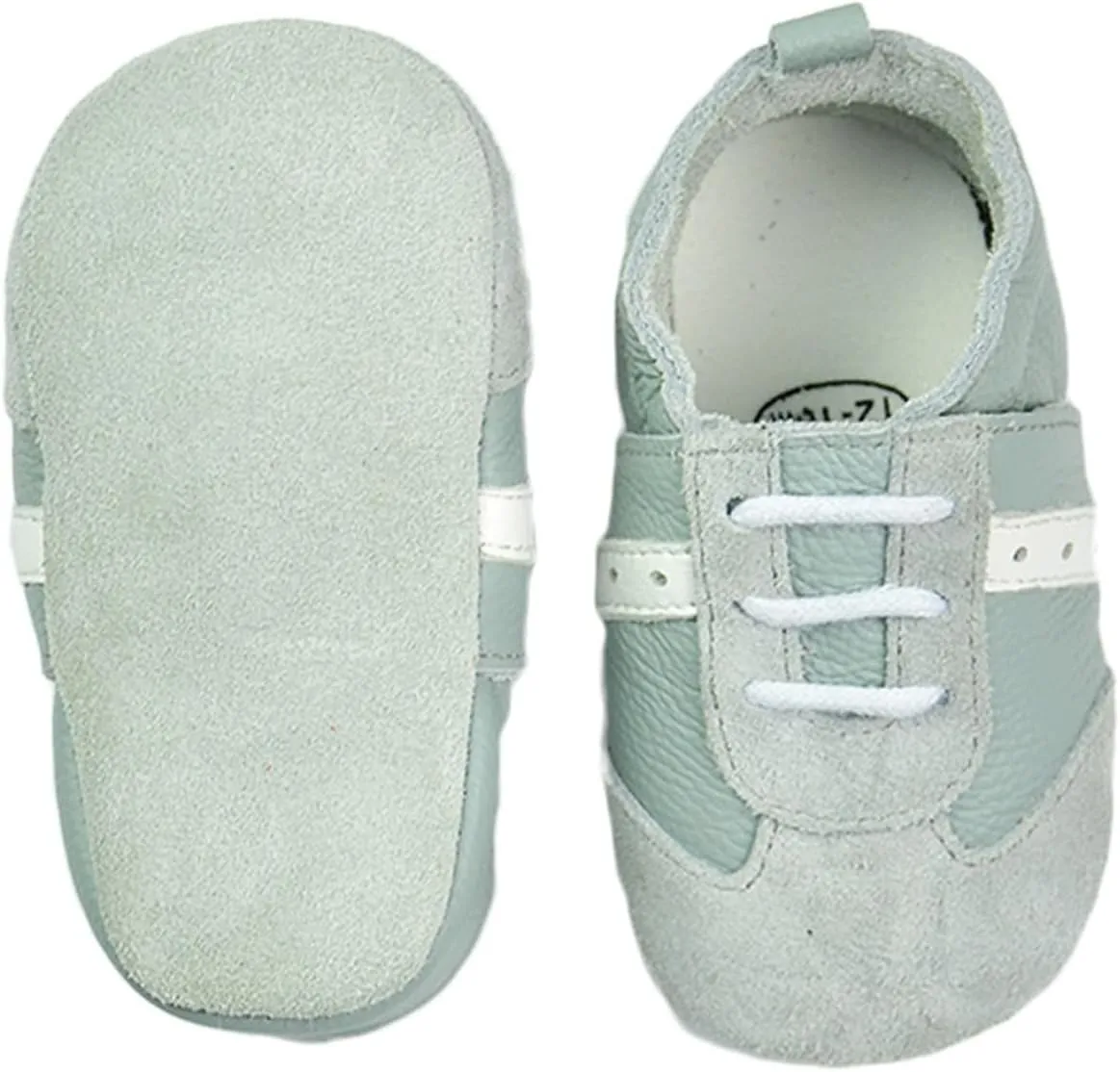 Baby Boys Girls occasin Slippers, Soft Sole Leather Anti-Slip Walking rib Shoes for Infant House Shoes for Boys