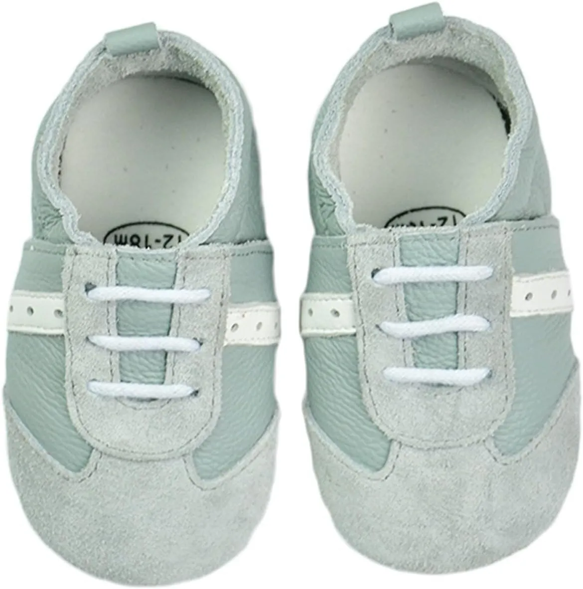 Baby Boys Girls occasin Slippers, Soft Sole Leather Anti-Slip Walking rib Shoes for Infant House Shoes for Boys