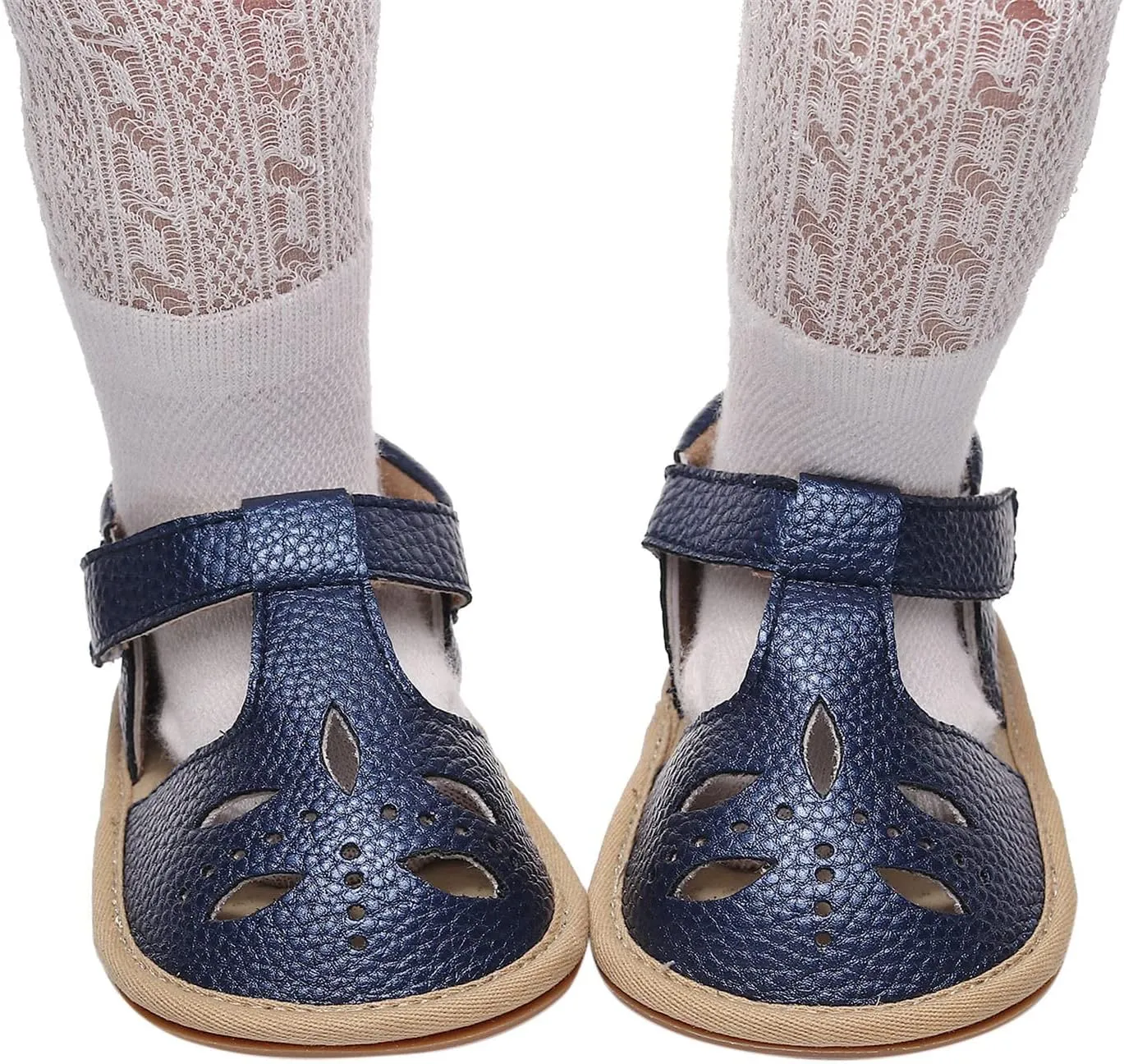 Baby Boys Girls Sandals PU Leather Soft Anti-Slip Rubber Sole Infant Summer Outdoor Shoes Toddler First