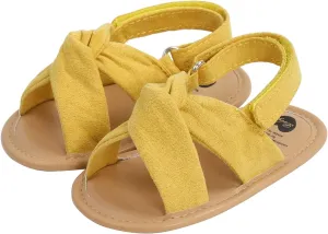 Baby Boys Girls Sandals Soft Sole Summer Infant Flat Shoes Beach Sandal Newborn Crib Shoes First Walkers