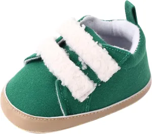 Baby Boys Girls xford Cloth Shoes Soft Rubber Sole Anti-Slip Sneakers Toddler Infant occasins Walking Shoes