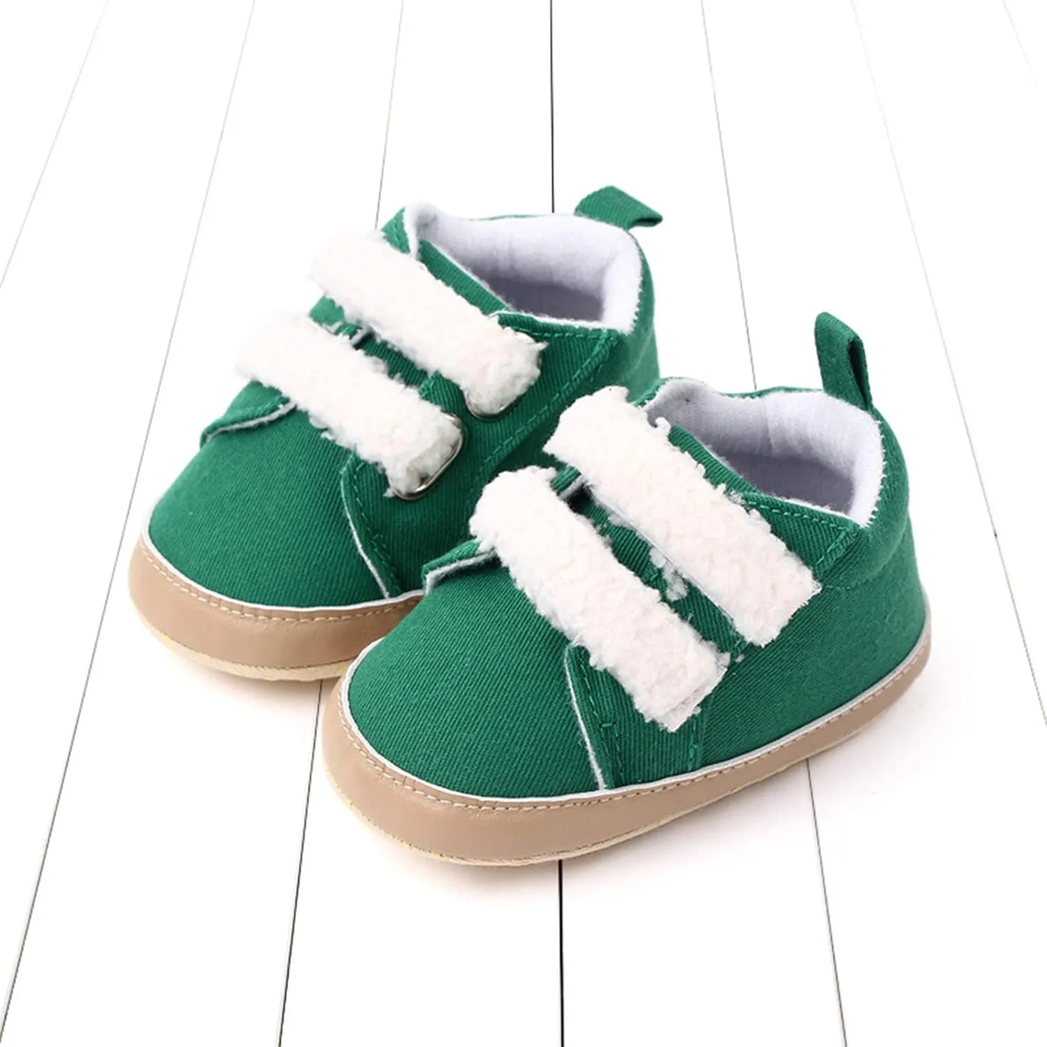 Baby Boys Girls xford Cloth Shoes Soft Rubber Sole Anti-Slip Sneakers Toddler Infant occasins Walking Shoes
