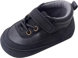 Baby Boys Girls xford Shoes PU Leather Soft Rubber Sole Sneakers Anti-Slip Ankle Boots Infant Walking Shoes