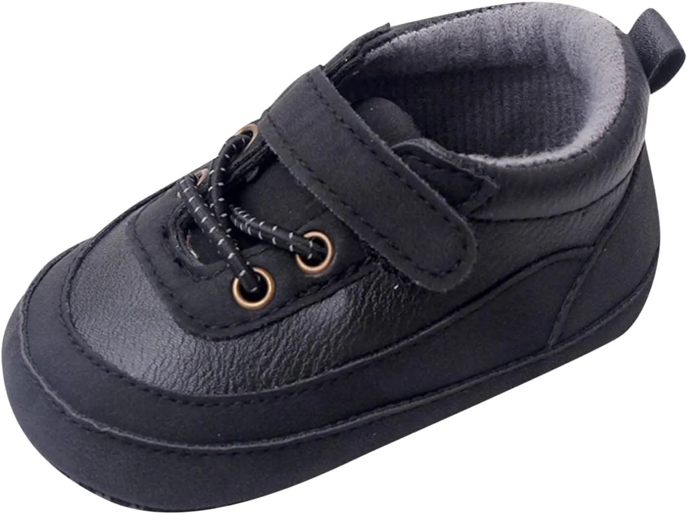 Baby Boys Girls xford Shoes PU Leather Soft Rubber Sole Sneakers Anti-Slip Ankle Boots Infant Walking Shoes