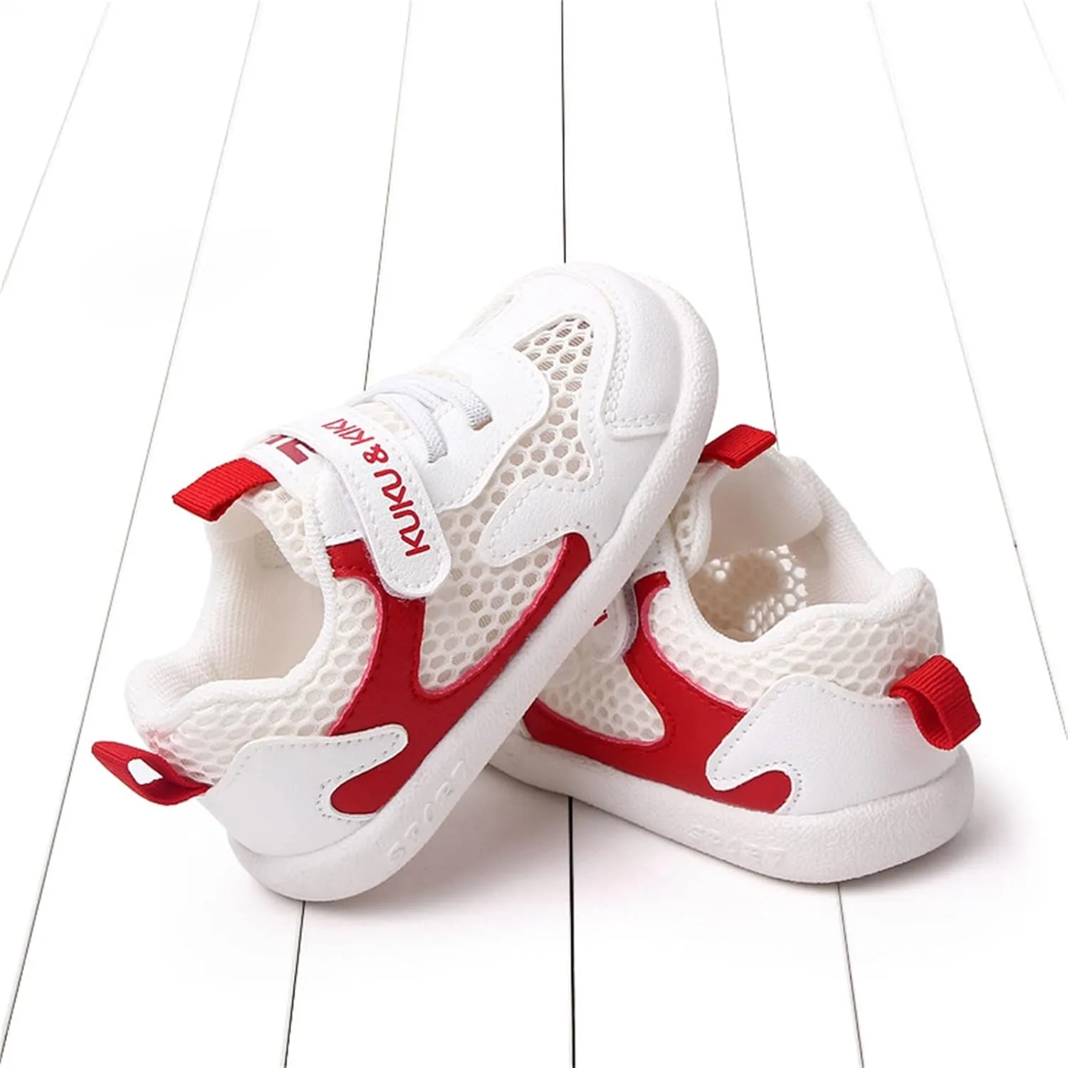 Baby Boys&Girls Mesh Sneaker Infant Toddler Running Softy First Walking Crib Shoes for Baby Non-Slip Breathable Shoes
