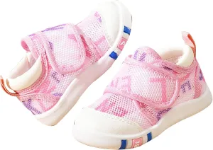 Baby Girls Boys Sandals Infant Toddler Shoes First Walking Shoes Mesh Soft Sole Breathable Sneakers (Pink, 6 Infant)
