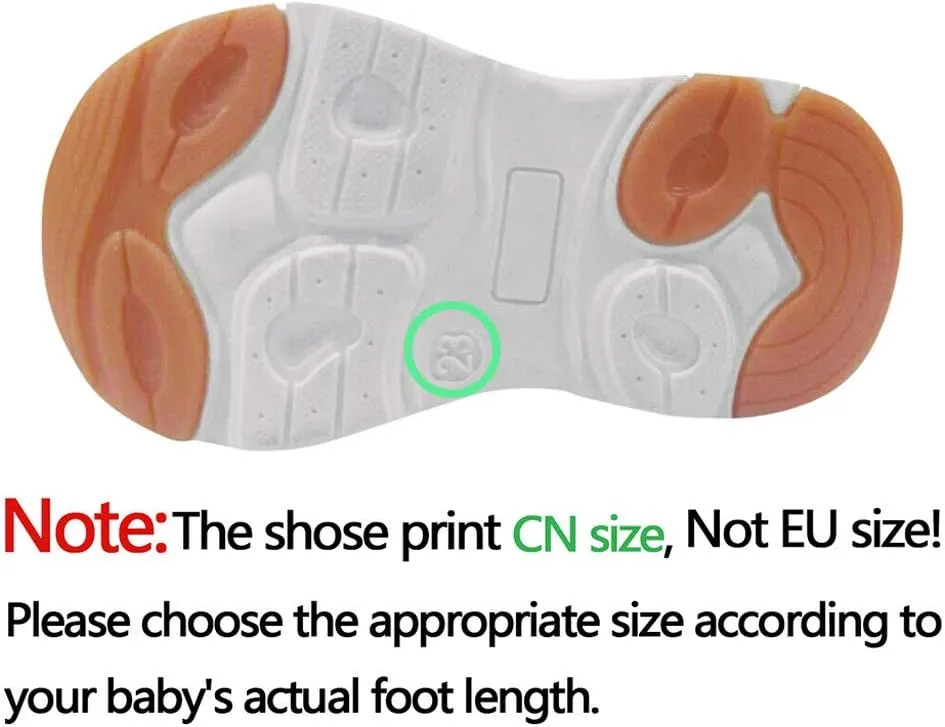 Baby Girls Walking Non-Slip Soft Sole Shoes 1-6Years Toddler Infant Kids Mesh Breathable Lace Up Soft Shoes Sneakers (White-4#, 12-15Months)
