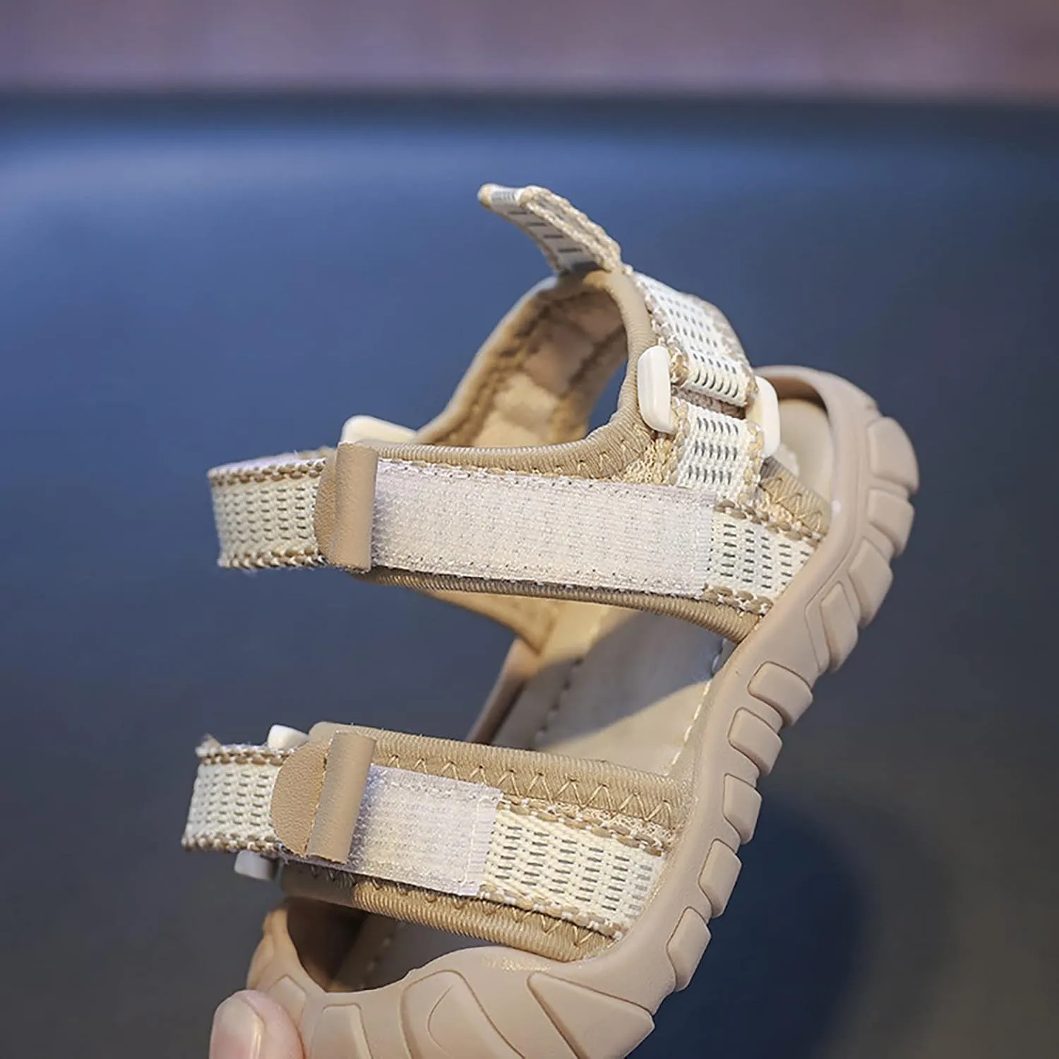 Baby Infant Boy Girl Sandals Summer Sport Outdoor Crib Shoes Athletic Non-Slip Soft Sole Sneakers for (Khaki, 6 Infant)