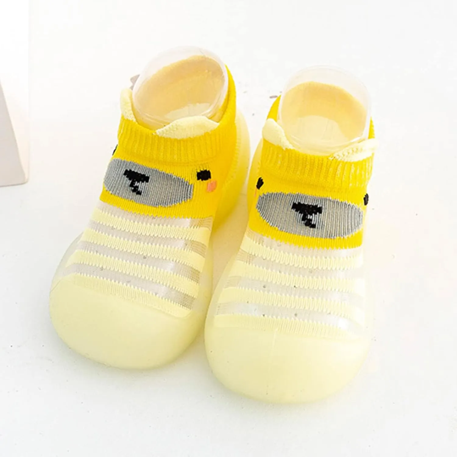 Baby Infant Boys Girls Animal Prints Cartoon Shoes Toddler Breathable Mesh The Floor Non Slip Little Boys Shoes