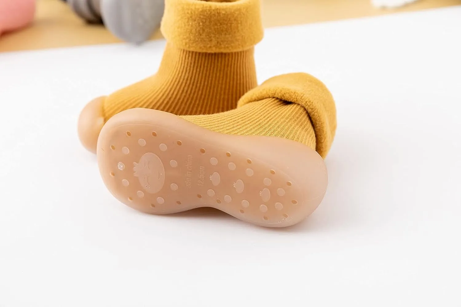 Baby Infant Newborn Knit Soft Boots Girls Boys Toddler Winter Warm Indoor Outdoor Flat Slipper Non Slip House Shoes