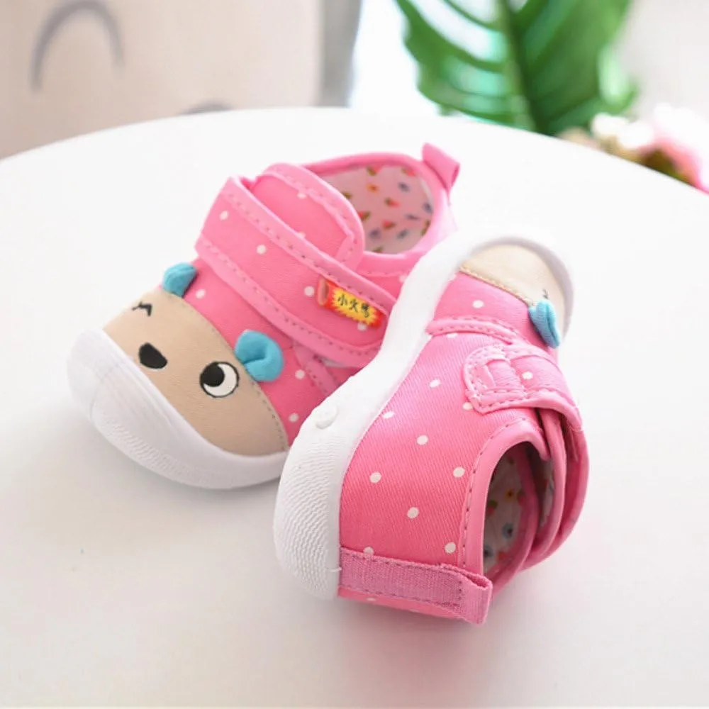 Baby Kids Shoes Boys Cartoon Baby Squeaky Sole Girls Shoes Anti-Slip Infant Kids Soft Boys Size 12 Sneakers