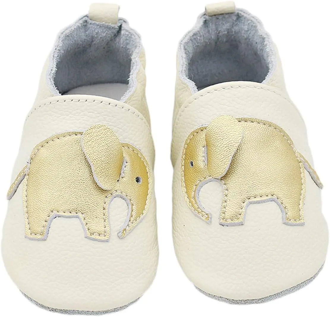 Baby Leather Shoes Soft Sole First Walking occasins Infants Toddler Boys Girls Crawling Slippers Slip-on Shoes