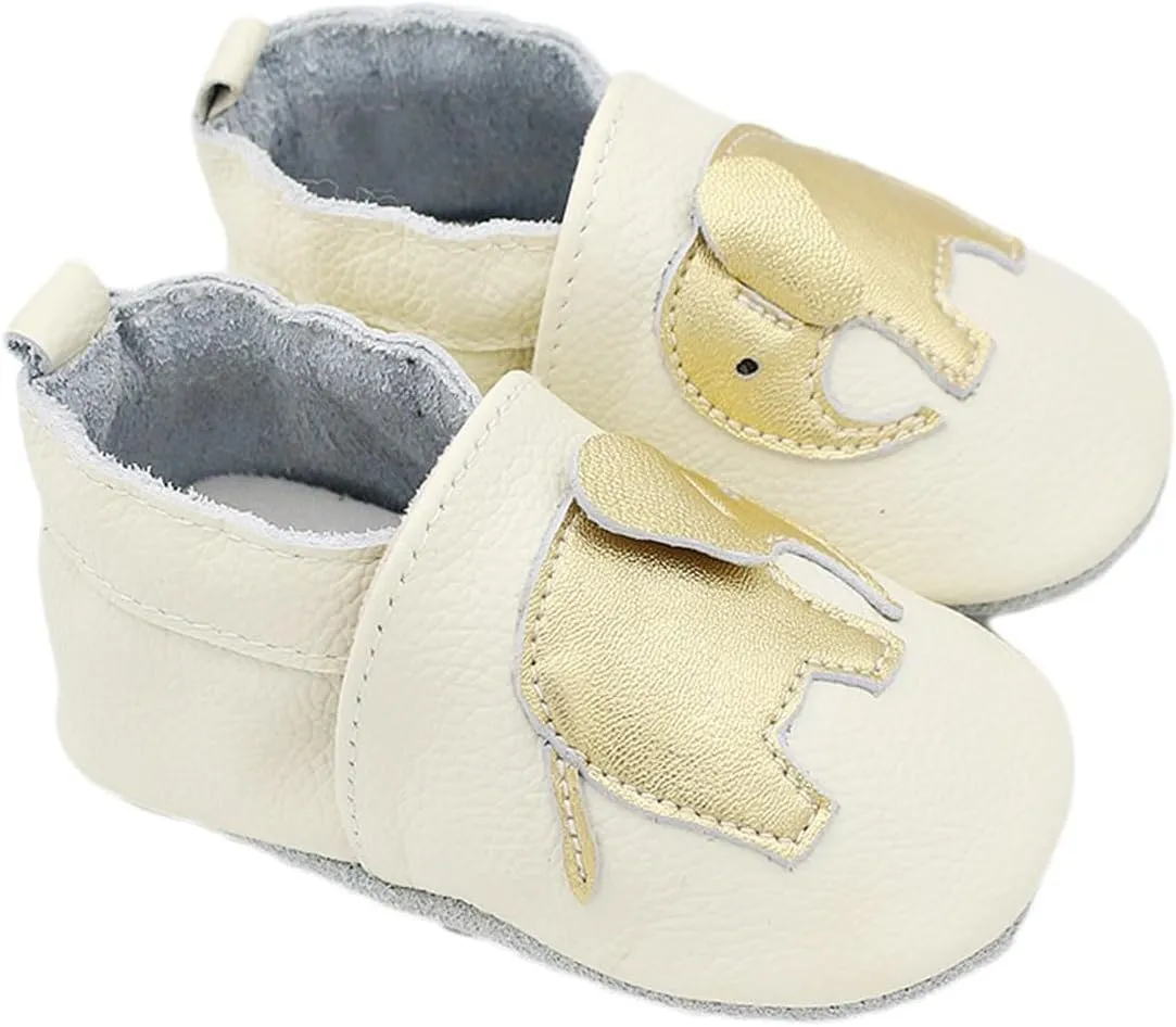 Baby Leather Shoes Soft Sole First Walking occasins Infants Toddler Boys Girls Crawling Slippers Slip-on Shoes