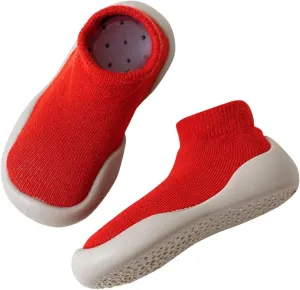 Baby Shoes Boys Girls First Walking Shoes Toddler Non Slip Slip On Sneakers Infant Knit Sock Shoes Floor Shoes