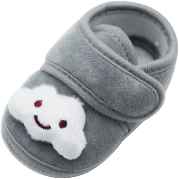 Baby Shoes Boys Girls First Walking Winter Plush Girls Cloud Infant Soft Warm Sole Shoes Baby for 6 9 12 18 24