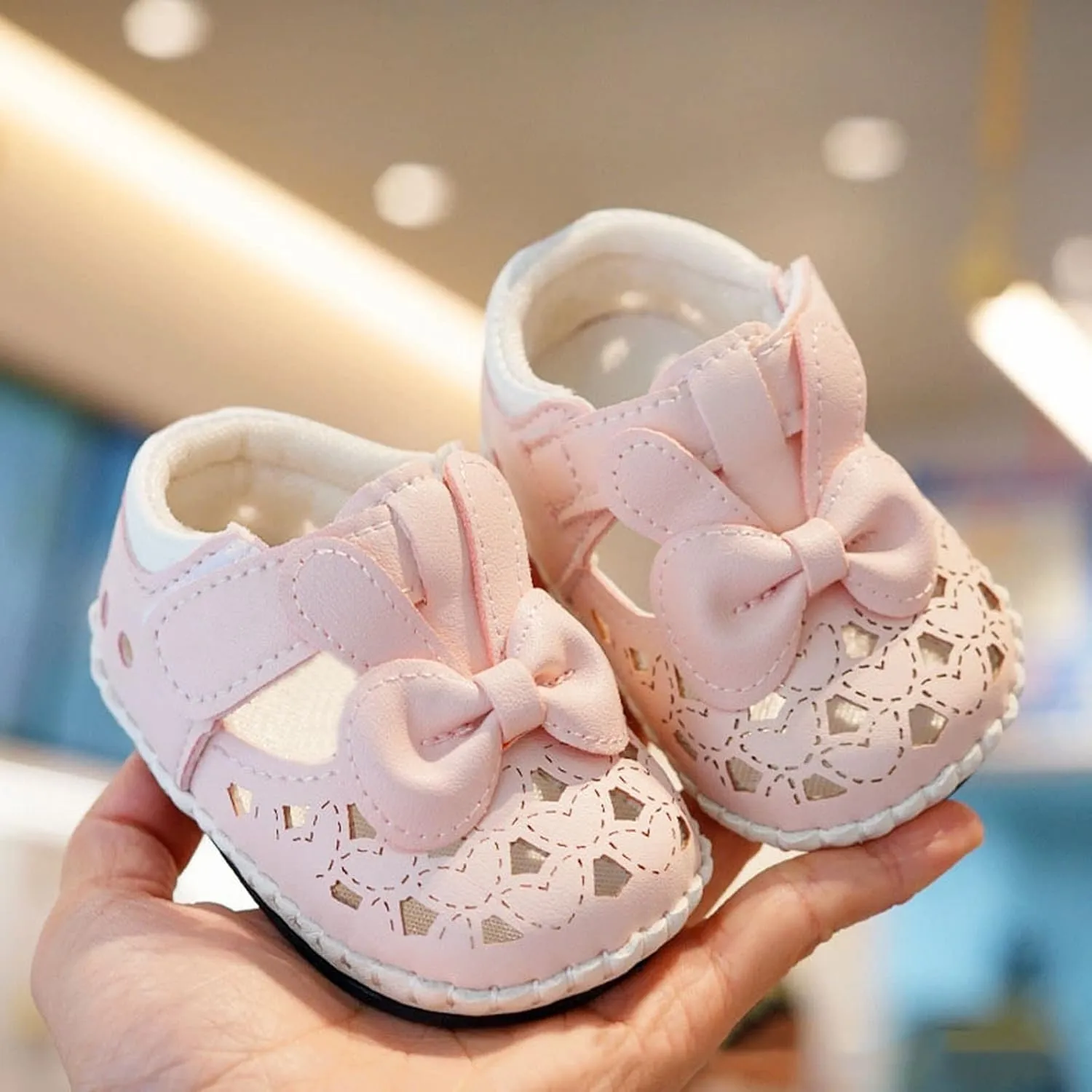 Baby Shoes Boys Girls Infant Sneakers Infant Baby Girls Shoes Soft Sole Princess Wedding Dress Mary Jane for 0-18