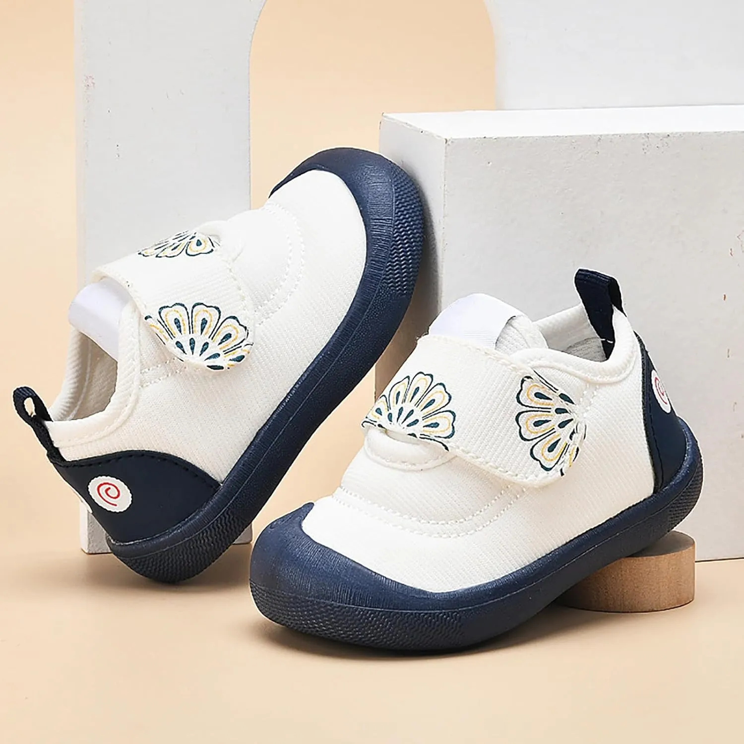 Baby Shoes Boys Girls Shoes Baby Shoes Spring and Autumn Flower Pattern Soft Sole Non Sneakers Toddler Kids