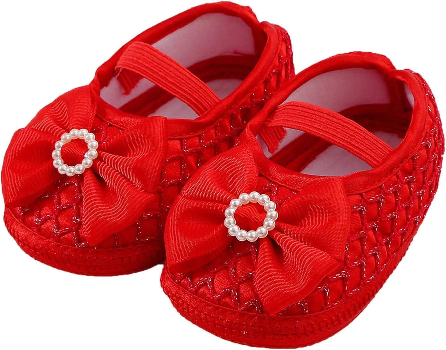 Baby Shoes Fashion Soft Sole Infant Shoes Pearl Dress Flower Princess Shoes Infant Shoes Buys Shoes