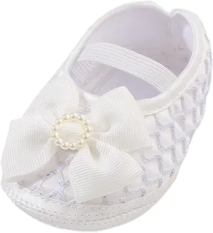 Baby Shoes Fashion Soft Sole Infant Shoes Pearl Dress Flower Princess Shoes Infant Shoes Buys Shoes