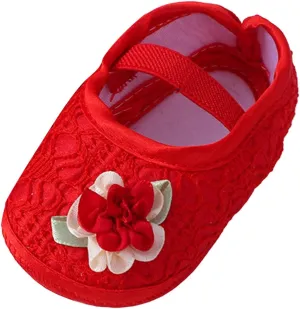 Baby Shoes Fashion Soft Sole Toddler Dress Flower Princess Shoes Toddler Shoes Kids Wear