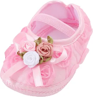 Baby Shoes Fashion Soft Sole Toddler Shoes Pearl Dress Flower Princess Shoes Toddler Shoes Baby Shoe