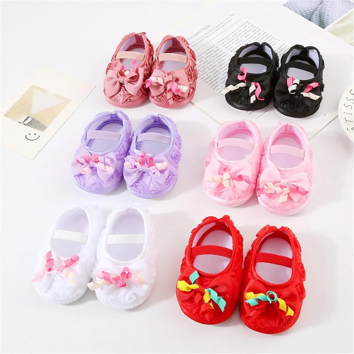 Baby Shoes Fashion Soft Sole Toddler Shoes Pearl Dress Flower Princess Shoes Toddler Shoes Size 3 Infant Shoes Girls