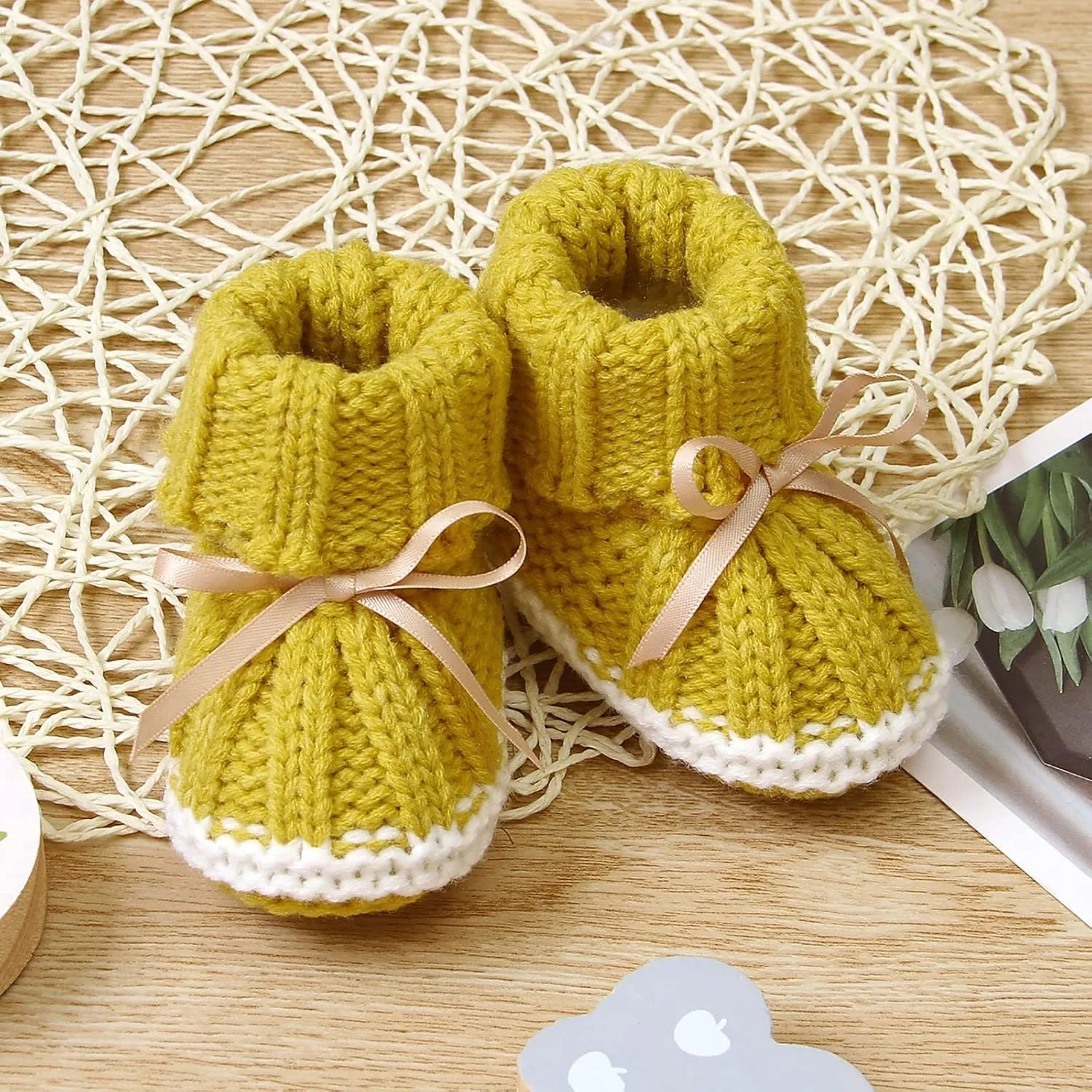 Baby Shoes Infant Baby Girls Boys Booties Warm Baby Socks Shoes Newborn Crib Shoes Baby Footwear House Shoes B